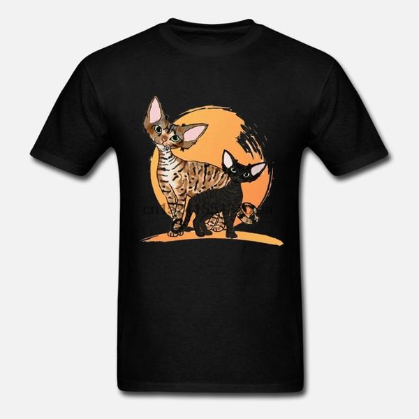 

men's t-shirts men t shirt devon rex friends tshirts women t-shirt, White;black
