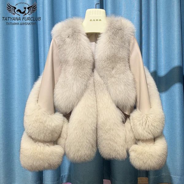 

women's fur & faux 2021 winter fashion real coats genuine sheep leather natural jacket whole skin coat outwear female luxury, Black