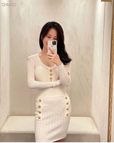 

casual dresses w1324 fashion women 2021 spring dress luxury european design party style, Black;gray