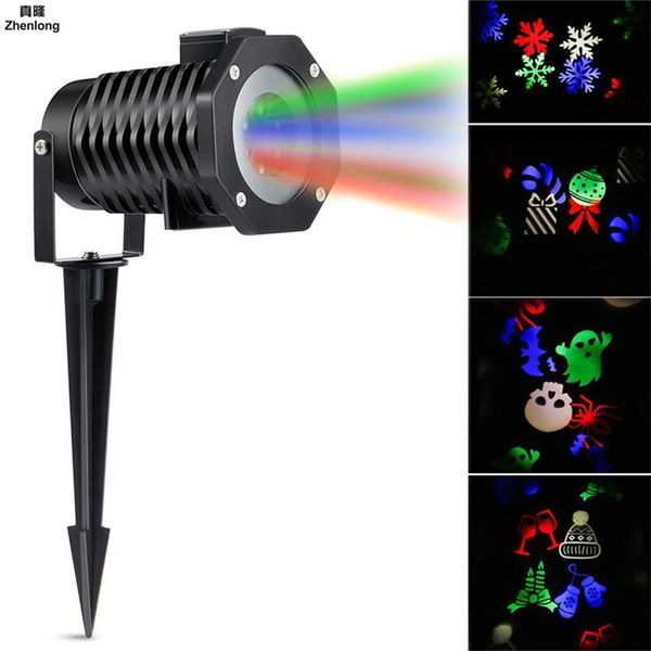 

lawn lamps led projector light rgb stage lamp landscape disco with 10 gobo slides for xmas birthday year halloween party holiday