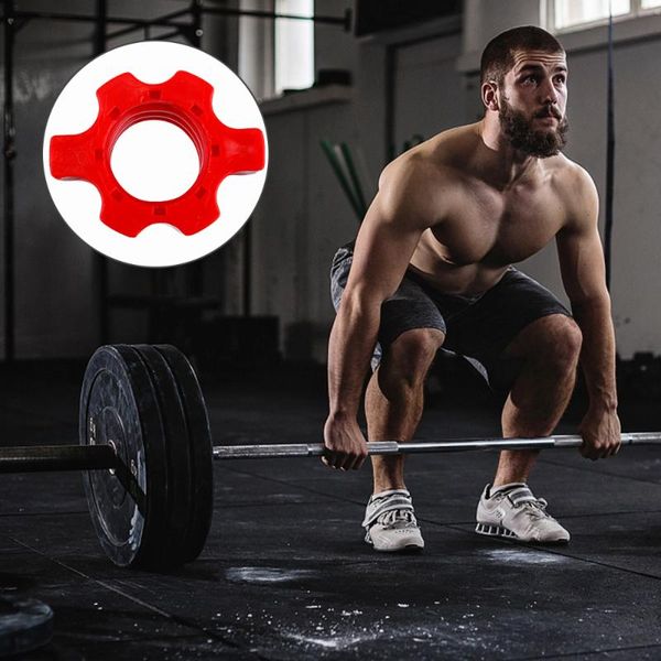 

accessories 4 pcs professional dumbbell bar nut rod spinlock collars