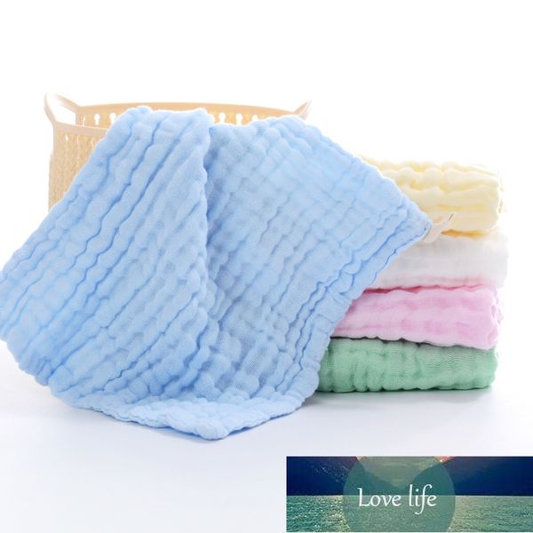 Muslin 6 camadas algodão macio toalhas de bebê enfrentam toalha lenço balanço de alimentação de rosto washcloth limpe toalha de mão toalha de cabelo