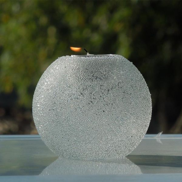 

8pcs/pack diameter=10cm hand made glass candle holder with full beads surface decorative wedding decoration christmas day props holders