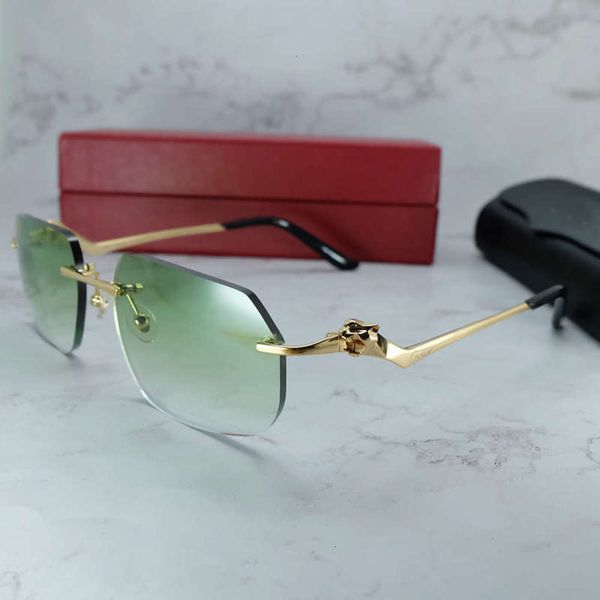 

fashion sunglasses fashion sunglasses 21s polygon men's decoration random panther stylish sunglass vintage shades eyewear retro sunglas, Black