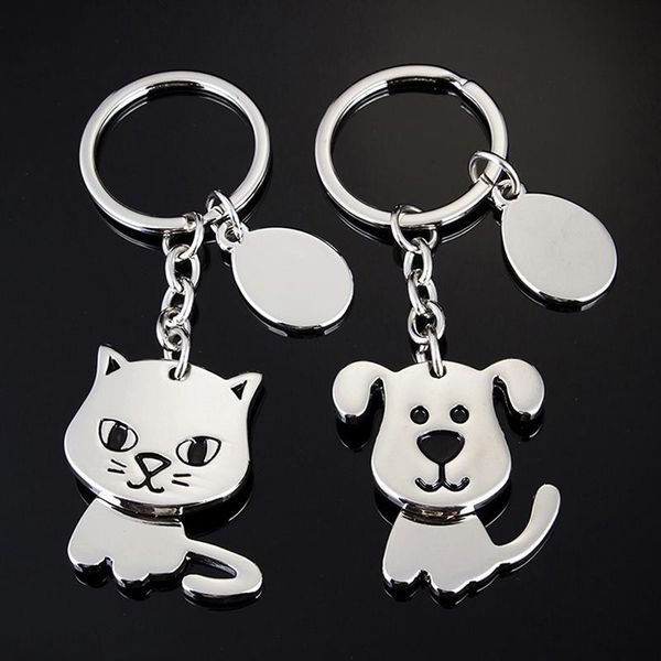 

keychains 1pcs shaking dog metal key chain women gift jewelry bag fashion accessories, Silver