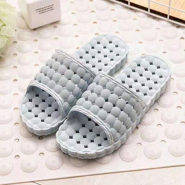 

Casual shoes 6Y6V sandals 5 pairs floor new simple fashion couple home non-slip bathroom indoor women's slippers 8DWA, Green