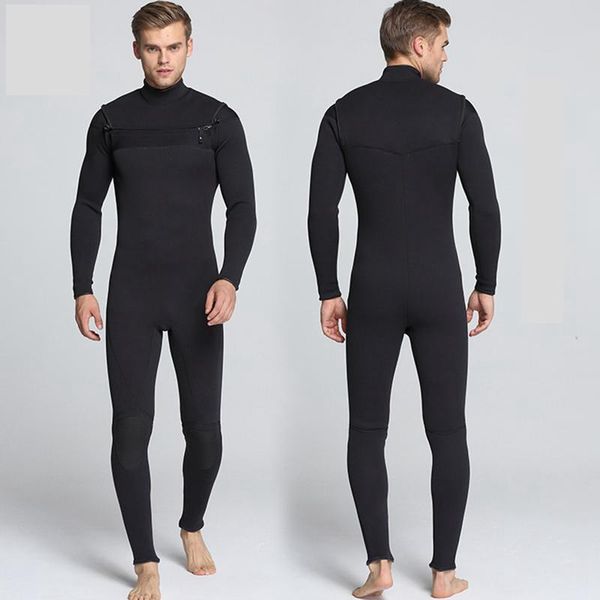 

swim wear front zipper scuba diving wetsuit men 3mm neoprene swimming suit surf triathlon spearfishing wet full bodysuit