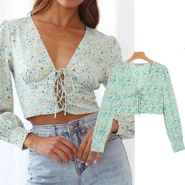 

tee women the copy green flower t-shirt autumn shirt women's t-colheita long bandage streetwear summer clothes, White