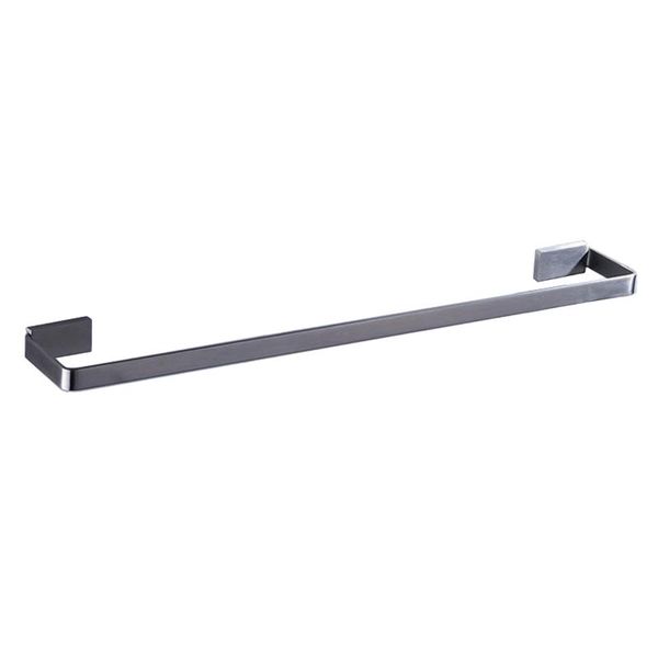 

bathroom storage & organization 1pc towel bar single pole stainless steel wall-mounted holder rack household supplies hanger for kitchen