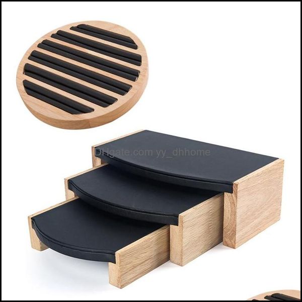 

jewelry packaging jewelryjewelry pouches, bags 1 pcs ring display tray wooden stand board & 3 pendant necklace drop delivery 2021 cyndb, Pink;blue