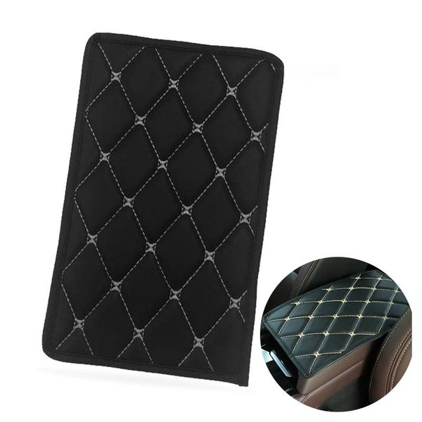 

car seat covers universal center console box armrest pad pu leather waterproof protection cushion auto interior supplies