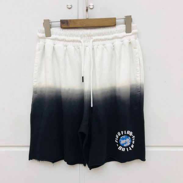 

men's shorts tie dye das mulheres dos homens kanye west street wear tipo bordado algodo casuais cales de praia slqe, White;black