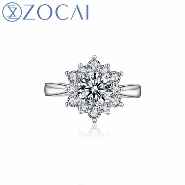 

white gold (au750) real diamond 0.3 ct certificated wedding / engagement ring engrave jbw90254t cluster rings, Golden;silver