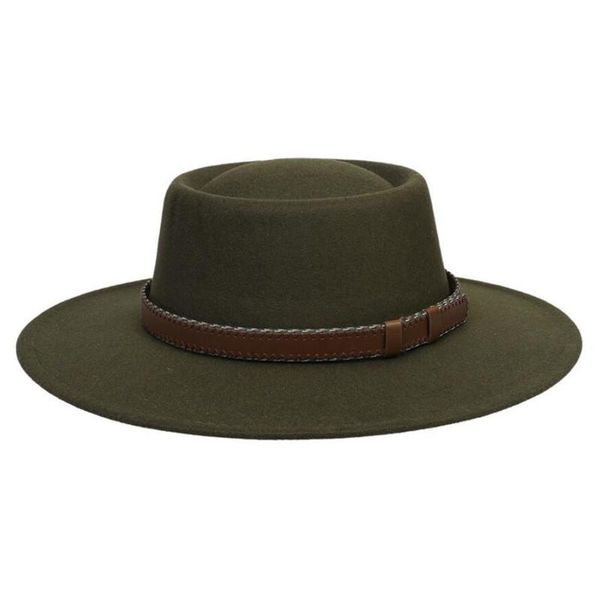 

stingy brim hats men's women's hat fedoras bulk for women men felt fedora woman man winter cap female male ladies caps 2021 wholes, Blue;gray