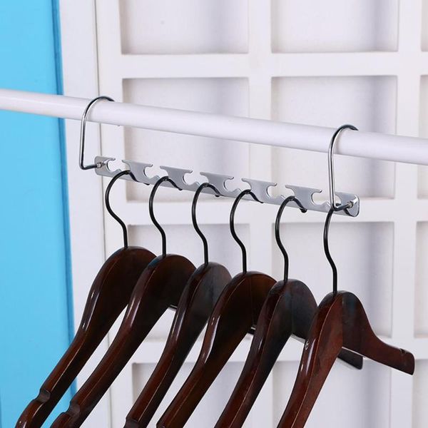 

hangers & racks 1pc magic for clothes hanging chain metal cloth closet hanger multifunction rack drying