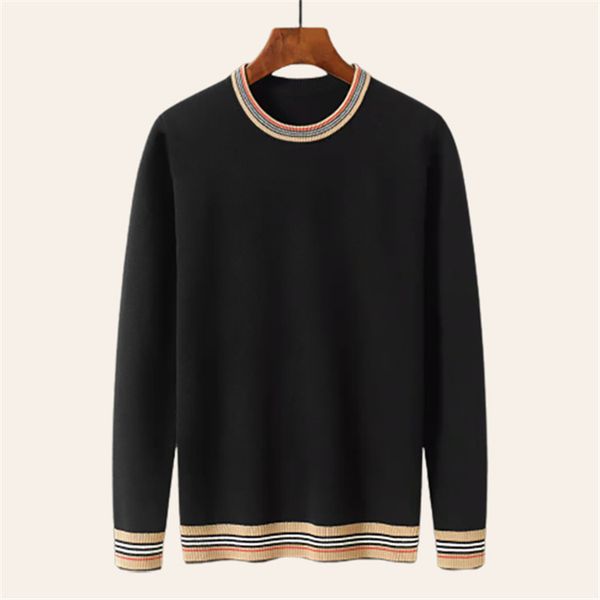 

men's high letter printing men sweaters t shirt quality casual round long sleeve embroidery 2021 designer sweater, White;black