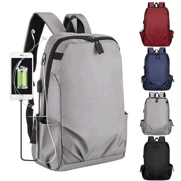 

school bags backpack rechargeable multifunctional leisure waterproof computer bag student schoolbag