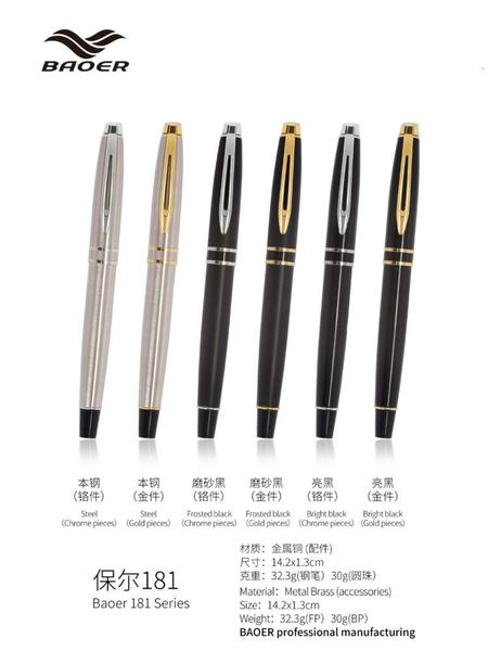 

the pen paul 181 metal business gift calligraphy writing practice pen