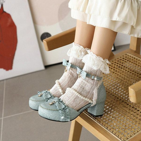 

sandals 2021 arrival pearl women fashion sweet bowknot summer shoes big size 34-45 dress simple woman, Black