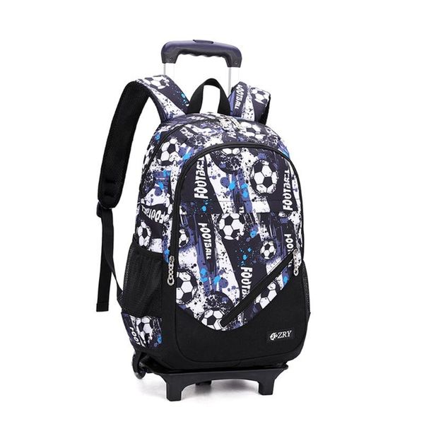 

kids rolling backpack wheeled for boys girls luggage school & travel mochilas bags