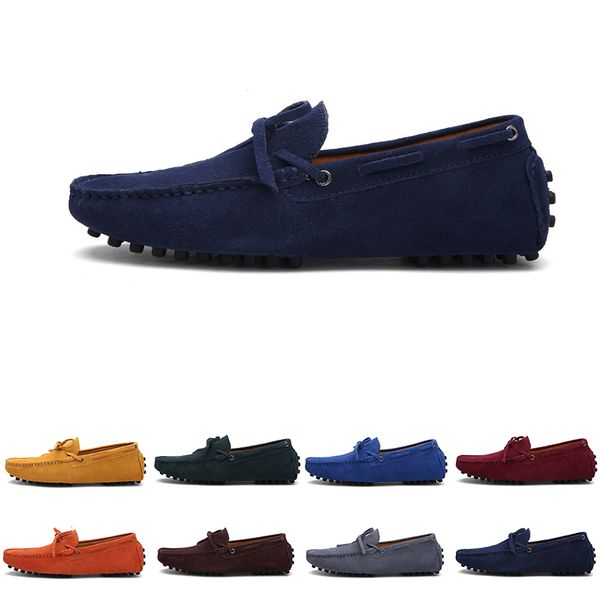 

men casual shoes Espadrilles triple black navy brown wine red green khaki Orange mens sneakers outdoor jogging walking thirty four