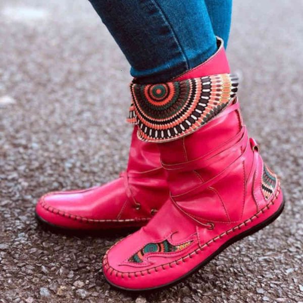 

dress shoes moda novos produtos das mulheres botas de couro do plutÃ´nio alta parte inferior plana rendas acima estilo nacional moda i85t, Black