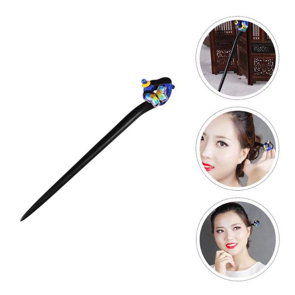 

hair clips wooden stick retro chopstick creative clip