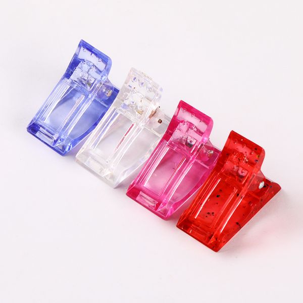 1pc nail form clip Crystal Mold Holder Extension Gel Styling Morsetto NailS Art Strumento ausiliario Forniture e strumenti per saloni NAT018