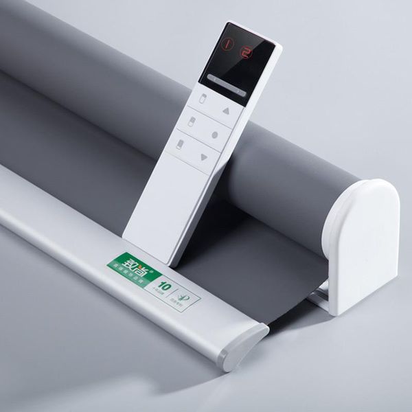 

blinds plug-in system upgraded motorized roller blind customized size for house and office google home alexa compatible via broadlink