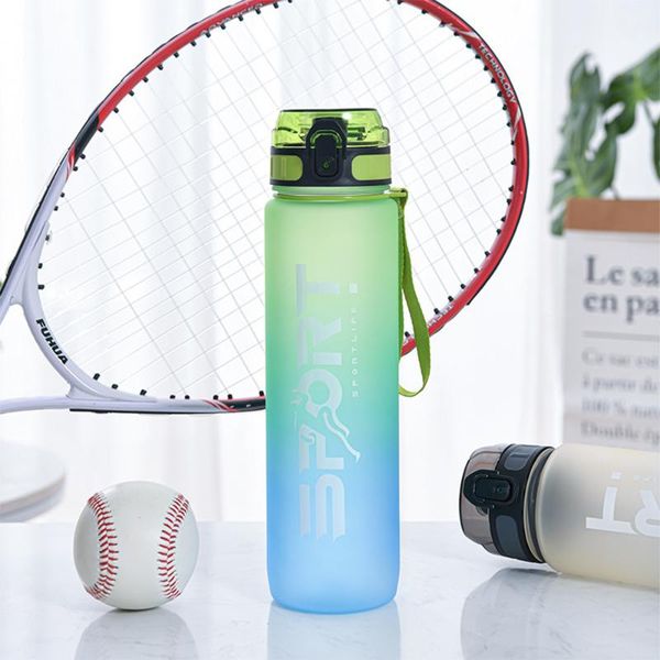 

water bottle 1000ml sports cup couple plastic portable drink tarvel outdoor bike