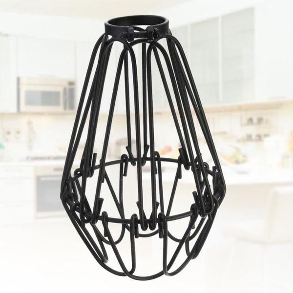

vintage pendant lamp fashion iron wire light cage diy shades for home bar cafe restaurant (black) wall