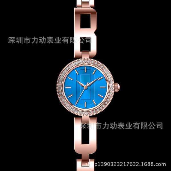 

fashion women's watch high grade quartz waterproof, Slivery;brown