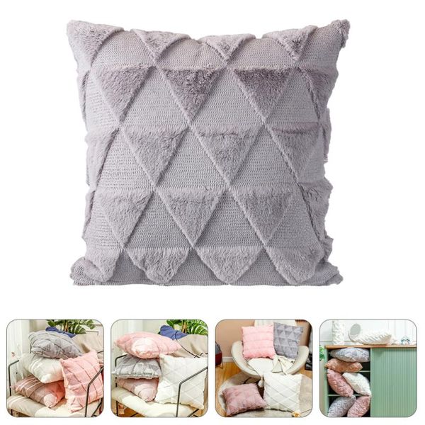 

pillow nordic style decorative plush geometric line sofa