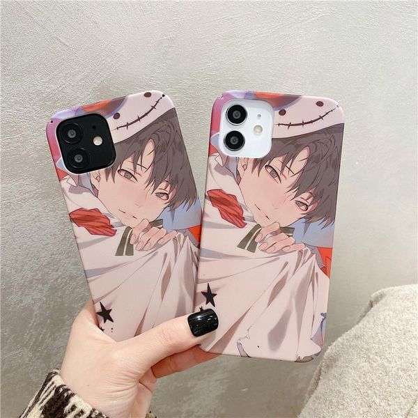 

cell phone pouches hard pc cases for 12 pro max 7 6 6s 8plus anime boy matte back cover 11pro xs xr x