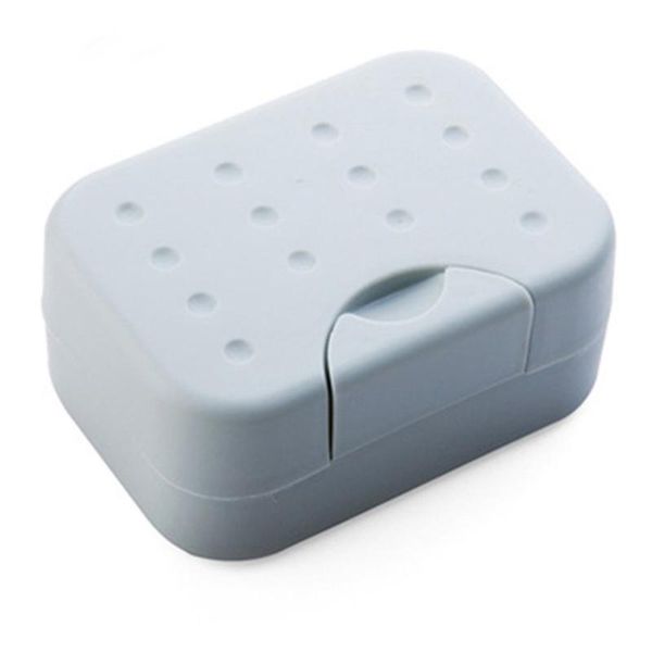 

travel soap box sealed waterproof seal with lid portable case holder container plastic sponge bathroom use dishes