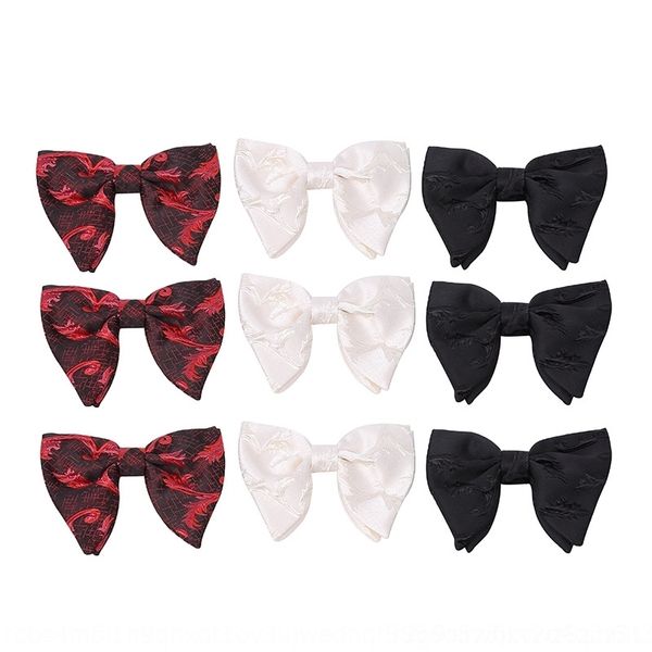 

3dke men's jacquardwomen polyester bow ties trendy casual monochrome big men's jacquardwomen polyester tie trendy casual monochrom, Black;gray