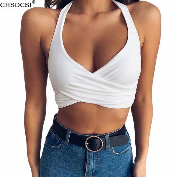 

camis halter blackless cross tank for women hight street casual wear 2021 summer fashionable vest club women's tanks &, White