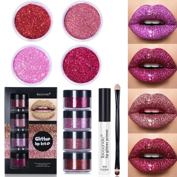 

lip gloss glitter glaze lipstick set lasting kit