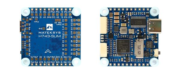 Controlador de voo Matek H743-Slim incorporado Nenhum sensor atual para o avião de drone RC Racing