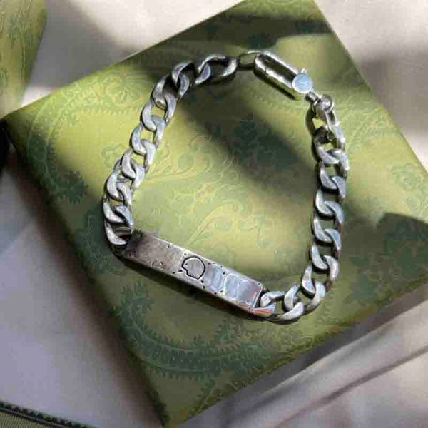 

luxurys designers link chains fashion men women skull retro couple bracelet arty gift party bracelets, Black