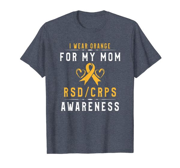 

Orange Ribbon CRPS/RSD Awareness T-Shirt Tee For Mom Shirt, Mainly pictures