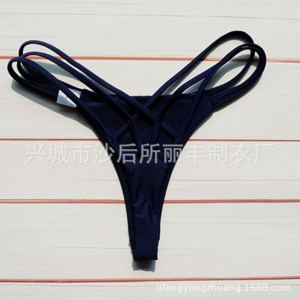 

solid bikini cross strap sand triangle triangl swimwear, White;black