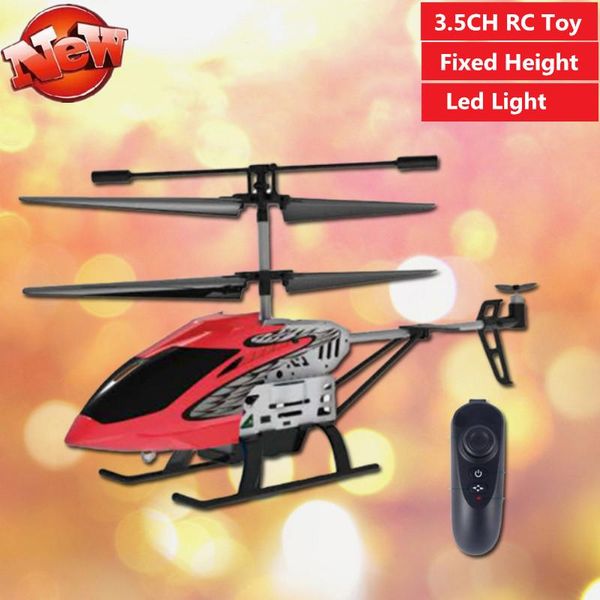 

quadcopter with flash light alloy remote control helicopter one key take off /landing rc aircraft toy kid gifts drones