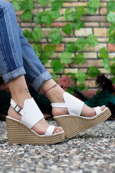 

sandals women's white high-heeled 0012310, Black