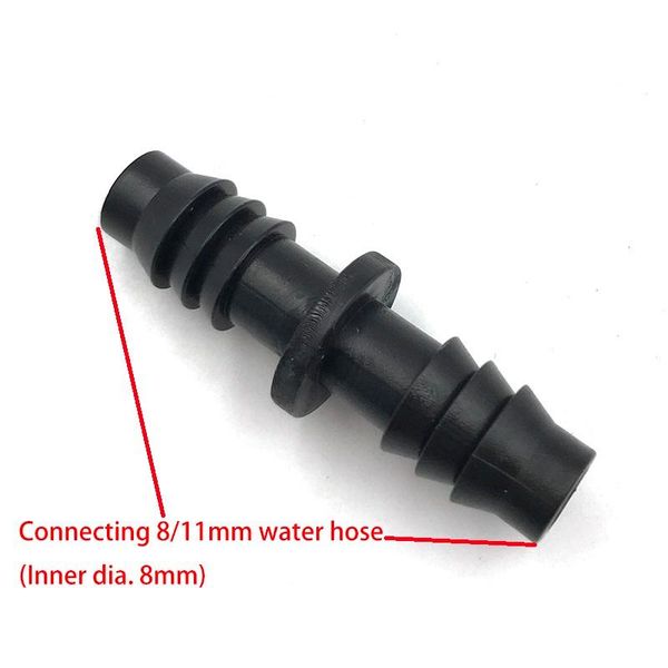 

watering equipments 10/50pcs 8/11mm two way water connectors splitters farm irrigation garden lawn hose connector system