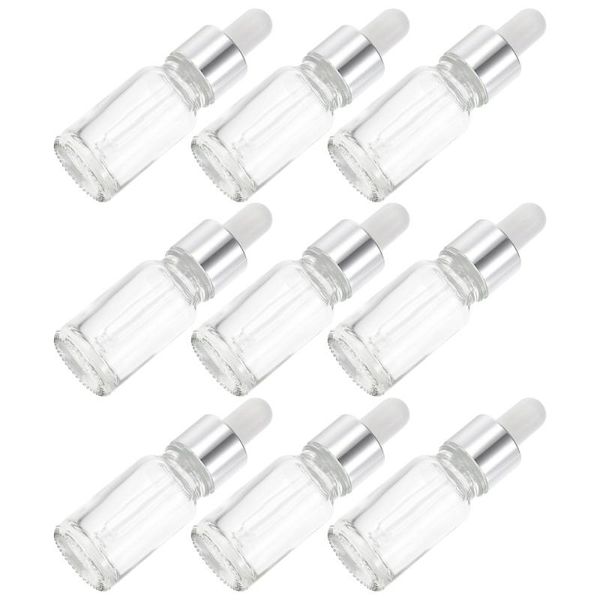 

storage bottles & jars 10pcs essential oil glass refillable