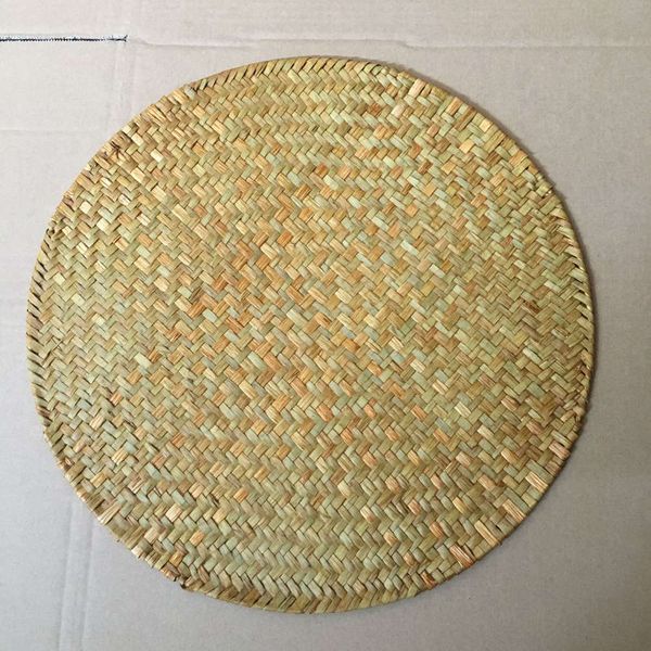 

cd33 straw mat cup tea plate nordic style field small tablecloth