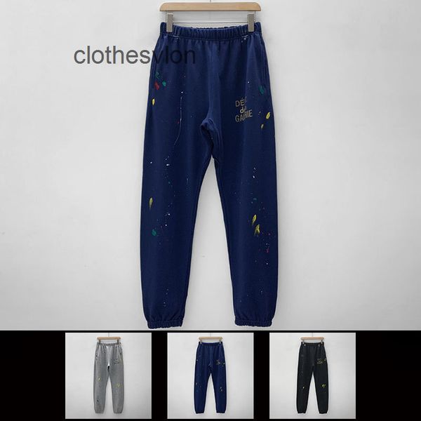 

mens fashion gallerydept splash paint color pants gd hip hop casual, Black