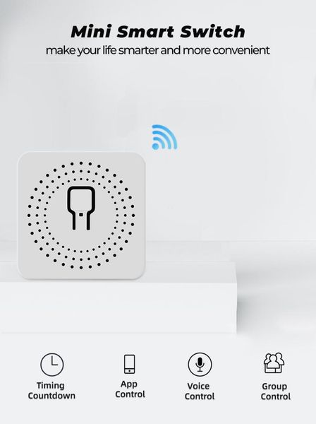 

smart home control 16a mobile phone remote tuya wifi switch concealed support alexa\google 4*4*2.4