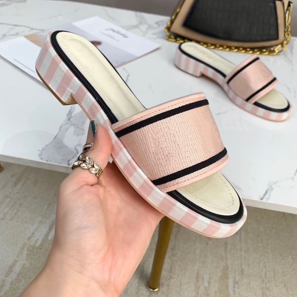 

designer woman slipper fashion beach thick bottom slippers platform alphabet lady sandals pu high heels slides xx-0036, Black